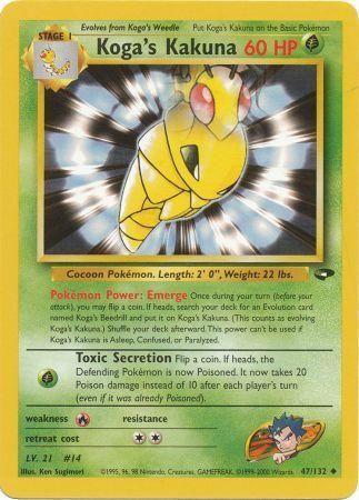 [PKM] Koga's Kakuna (47/132) [Gym Challenge Unlimited]