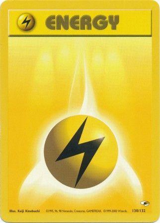 [PKM BE] Lightning Energy (130/132) [Gym Heroes Unlimited]