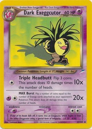 [PKM] Dark Exeggutor (33/105) [Neo Destiny Unlimited]