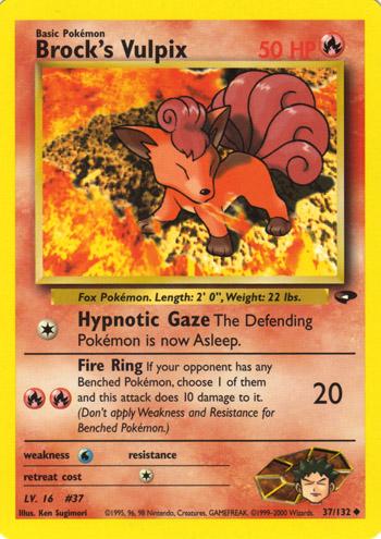 [PKM] Brock's Vulpix (37/132) [Gym Challenge Unlimited]