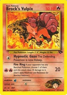 [PKM] Brock's Vulpix (37/132) [Gym Challenge Unlimited]