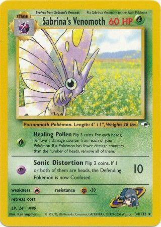 [PKM] Sabrina's Venomoth (34/132) [Gym Heroes Unlimited]
