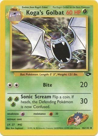 [PKM] Koga's Golbat (46/132) [Gym Challenge Unlimited]