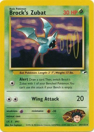 [PKM] Brock's Zubat (24/132) [Gym Heroes Unlimited]