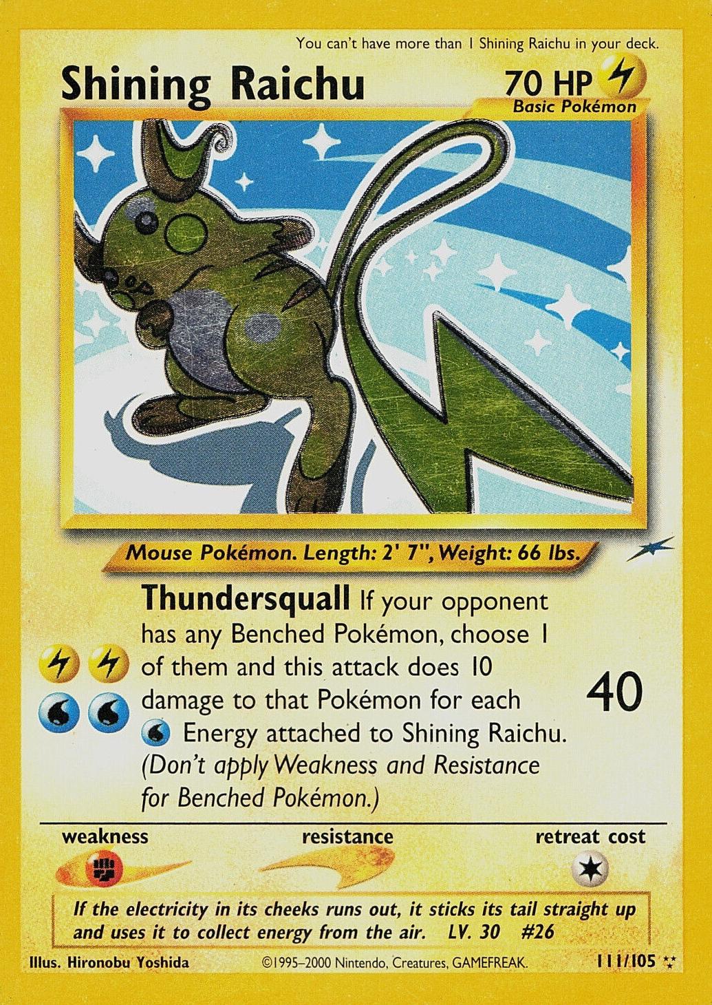 [PKM] Shining Raichu (111/105) [Neo Destiny Unlimited]
