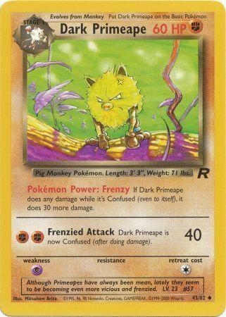 [PKM] Dark Primeape (43/82) [Team Rocket Unlimited]