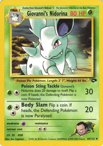 [PKM] Giovanni's Nidorina (44/132) [Gym Challenge Unlimited]