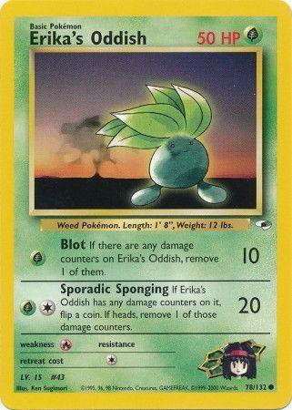 [PKM] Erika's Oddish (78/132) [Gym Heroes Unlimited]