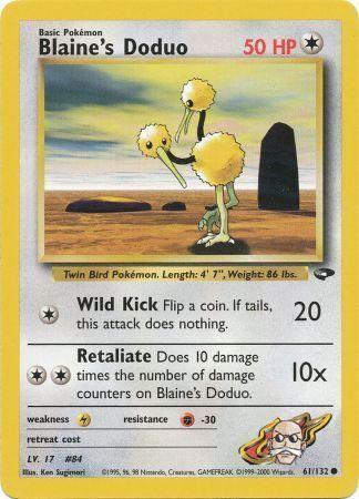 [PKM] Blaine's Doduo (61/132) [Gym Challenge Unlimited]