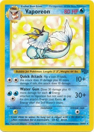 [PKM] Vaporeon (28/64) [Jungle Unlimited]
