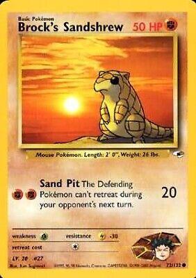 [PKM] Brock's Sandshrew (72/132) [Gym Heroes Unlimited]