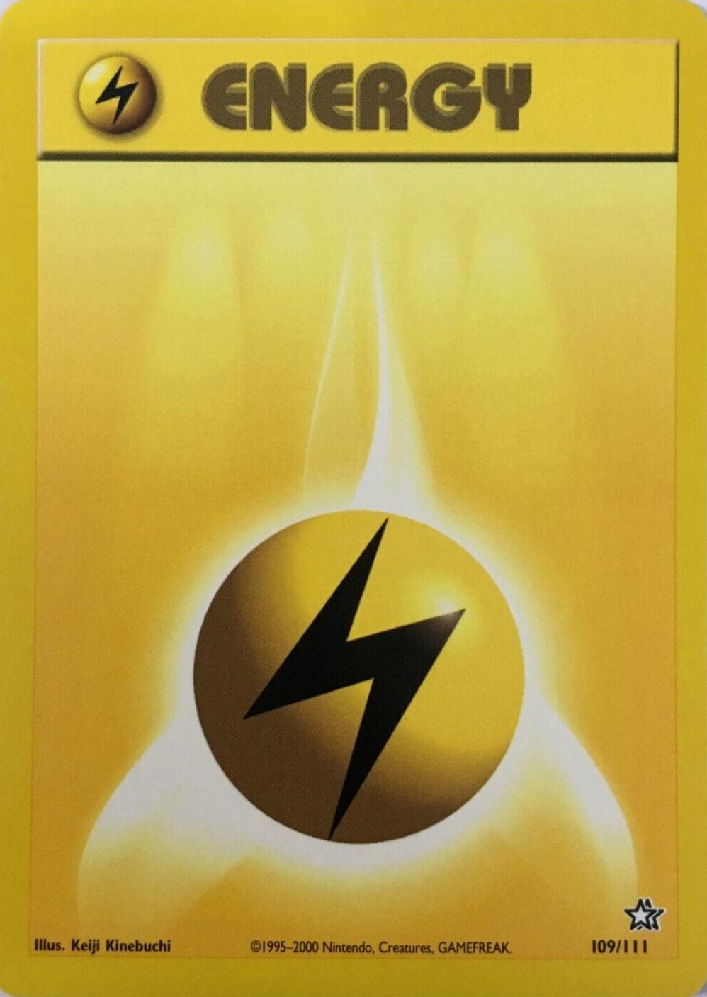 [PKM BE] Lightning Energy (109/111) [Neo Genesis Unlimited]