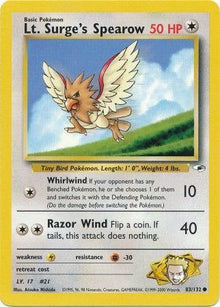 [PKM] Lt. Surge's Spearow (83/132) [Gym Heroes Unlimited]
