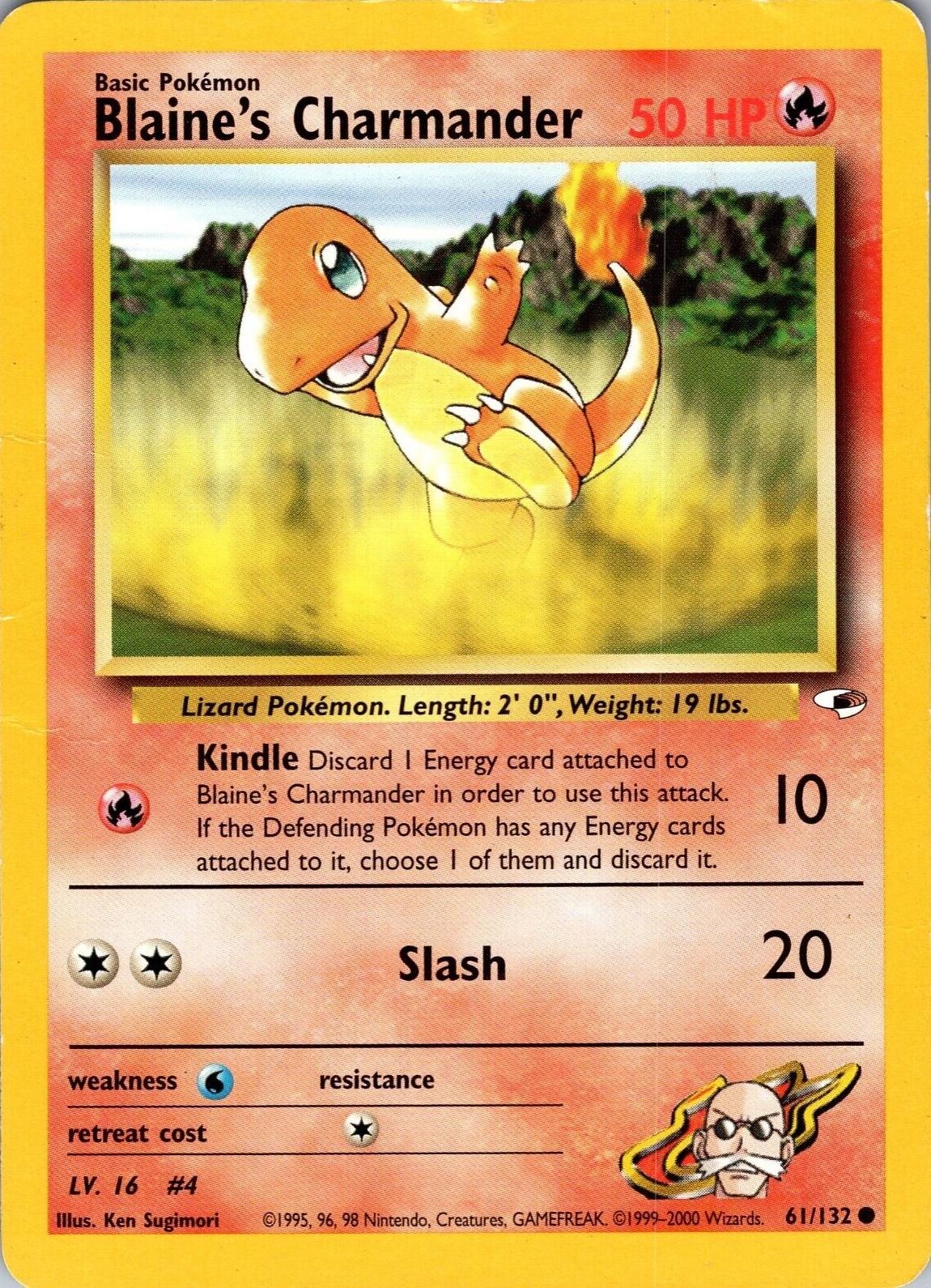 [PKM] Blaine's Charmander (61/132) [Gym Heroes Unlimited]