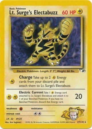 [PKM] Lt. Surge's Electabuzz (27/132) [Gym Heroes Unlimited]
