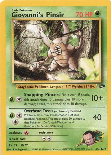 [PKM] Giovanni's Pinsir (24/132) [Gym Challenge Unlimited]