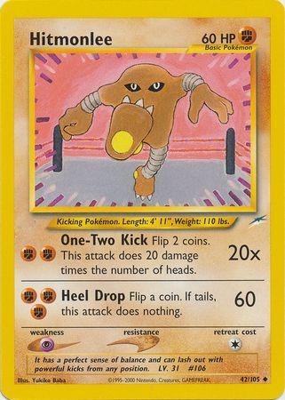 [PKM] Hitmonlee (42/105) [Neo Destiny Unlimited]