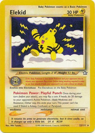 [PKM] Elekid (22/111) [Neo Genesis Unlimited]