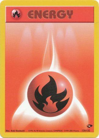 [PKM BE] Fire Energy (128/132) [Gym Challenge Unlimited]