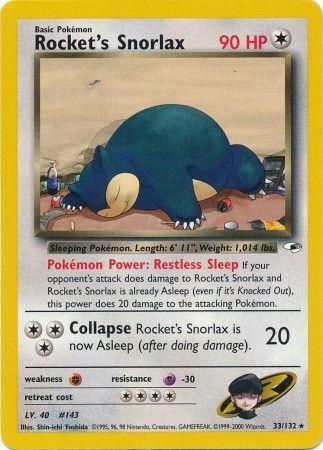 [PKM] Rocket's Snorlax (33/132) [Gym Heroes Unlimited]