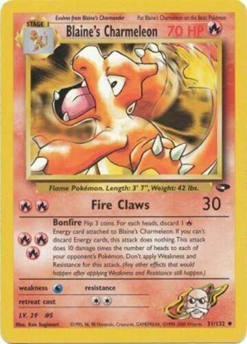 [PKM] Blaine's Charmeleon (31/132) [Gym Challenge Unlimited]