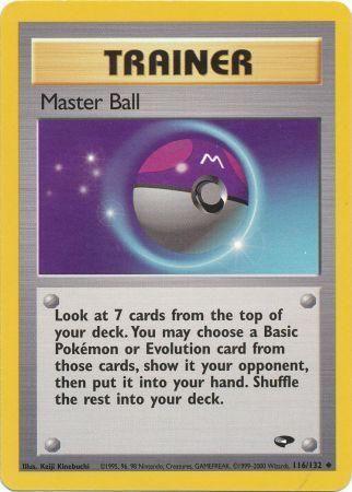 [PKM] Master Ball (116/132) [Gym Challenge Unlimited]