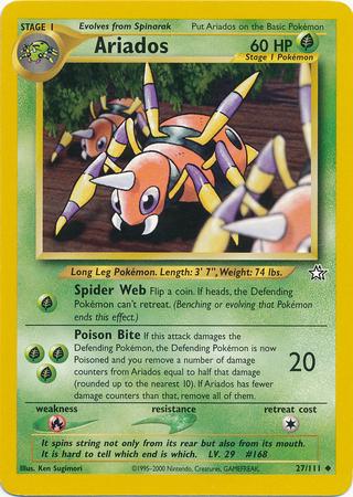 [PKM] Ariados (27/111) [Neo Genesis Unlimited]