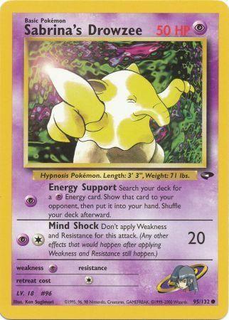 [PKM] Sabrina's Drowzee (95/132) [Gym Challenge Unlimited]