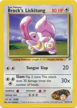 [PKM] Brock's Lickitung (41/132) [Gym Heroes Unlimited]