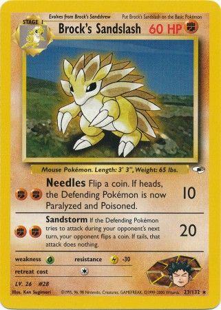 [PKM] Brock's Sandslash (23/132) [Gym Heroes Unlimited]
