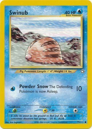 [PKM] Swinub (79/111) [Neo Genesis Unlimited]