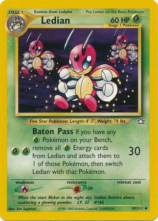 [PKM] Ledian (39/111) [Neo Genesis Unlimited]