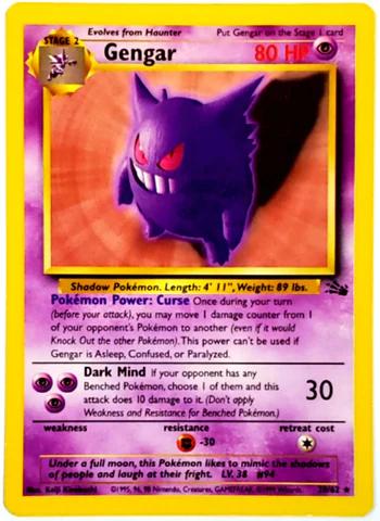 [PKM] Gengar (20/62) [Fossil Unlimited]