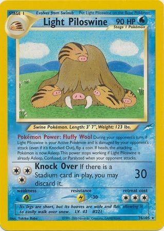 [PKM] Light Piloswine (26/105) [Neo Destiny Unlimited]