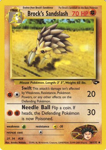[PKM] Brock's Sandslash (36/132) [Gym Challenge Unlimited]