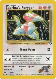 [PKM] Sabrina's Porygon (98/132) [Gym Challenge Unlimited]