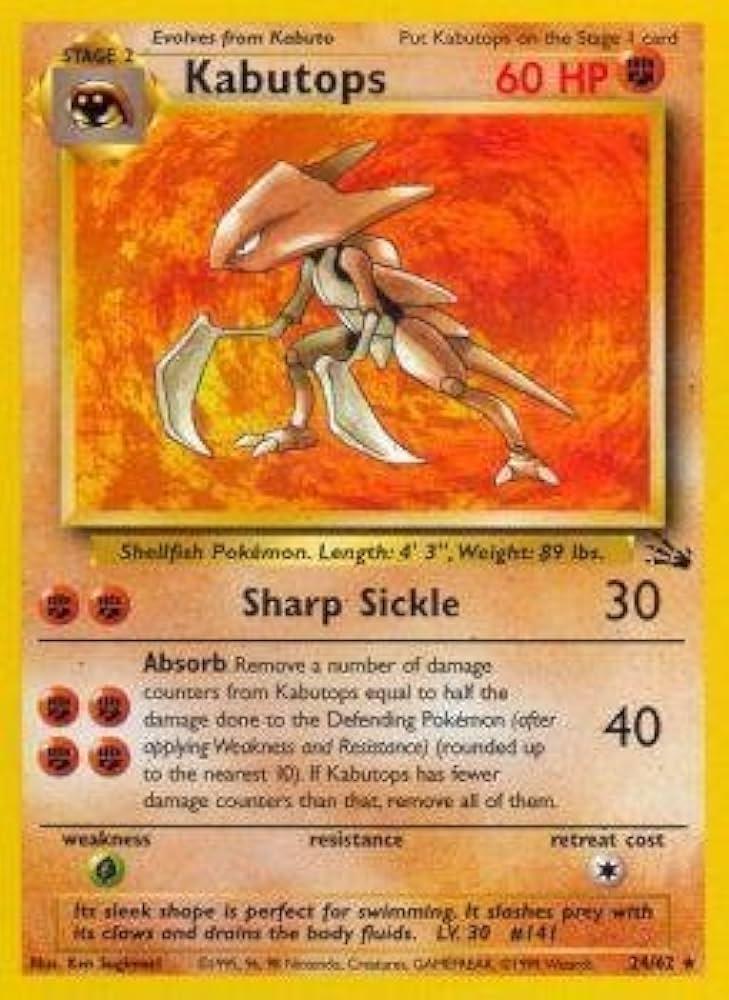 [PKM] Kabutops (24/62) [Fossil Unlimited]