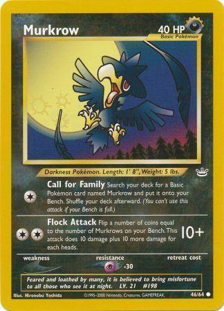 [PKM] Murkrow (46/64) [Neo Revelation Unlimited]
