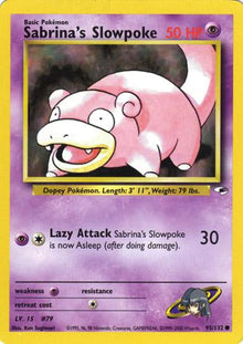 [PKM] Sabrina's Slowpoke (95/132) [Gym Heroes Unlimited]