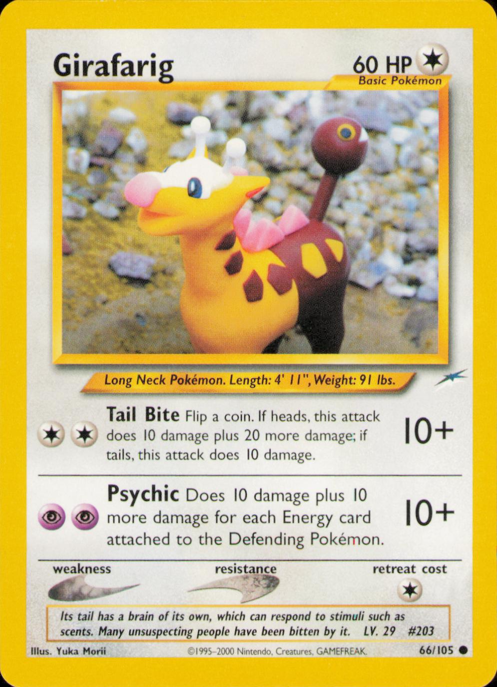 [PKM] Girafarig (66/105) [Neo Destiny Unlimited]