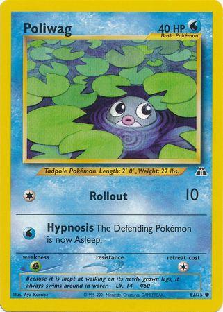[PKM] Poliwag (62/75) [Neo Discovery Unlimited]