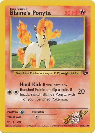 [PKM] Blaine's Ponyta (64/132) [Gym Challenge Unlimited]