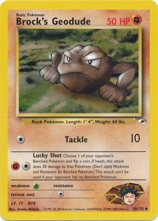 [PKM] Brock's Geodude (38/132) [Gym Heroes Unlimited]