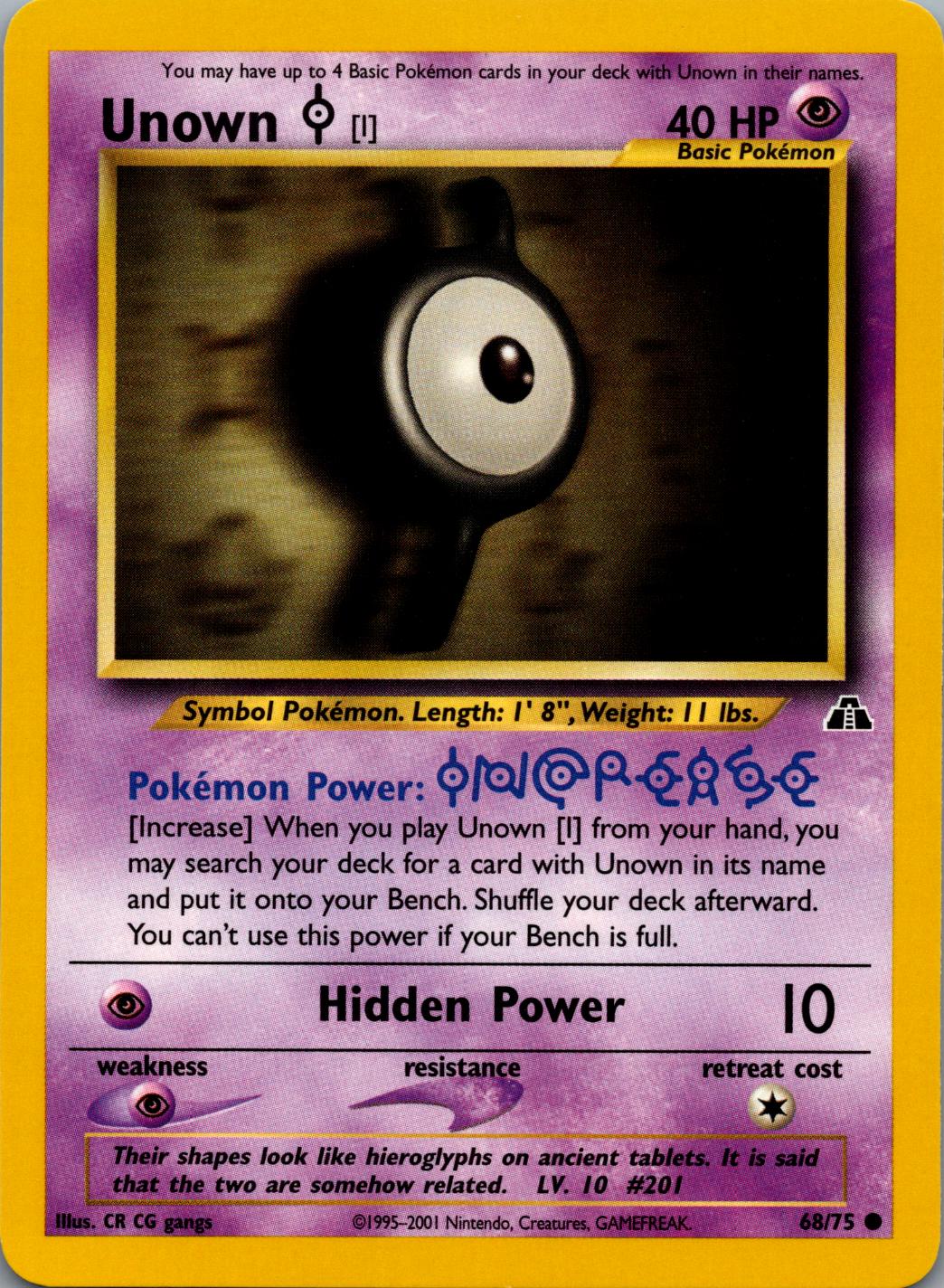 [PKM] Unown (68/75) [Neo Discovery Unlimited]