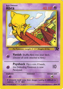 [PKM] Abra (49/82) [Team Rocket Unlimited]