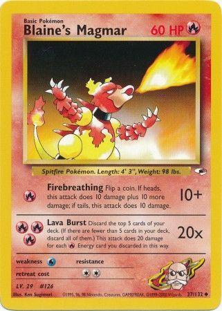 [PKM] Blaine's Magmar (37/132) [Gym Heroes Unlimited]