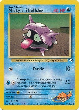 [PKM] Misty's Shellder (89/132) [Gym Heroes Unlimited]