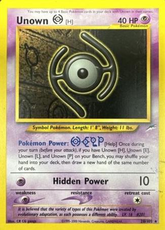 [PKM] Unown (28/105) [Neo Destiny Unlimited]