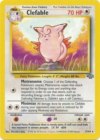[PKM] Clefable (17/64) [Jungle Unlimited]