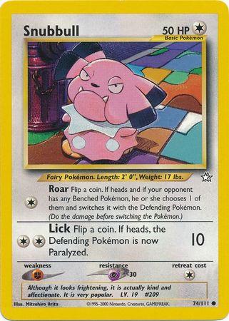 [PKM] Snubbull (74/111) [Neo Genesis Unlimited]